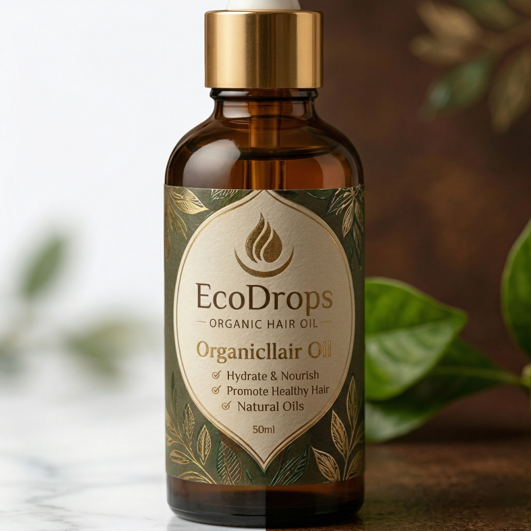 EcoDrops Pure Organic Hair Oil