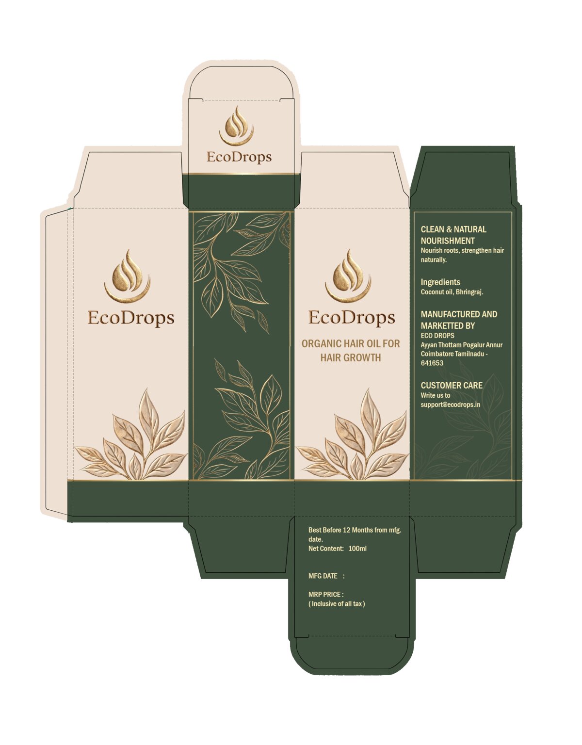 EcoDrops Organic Hair Growth Oil — view 7